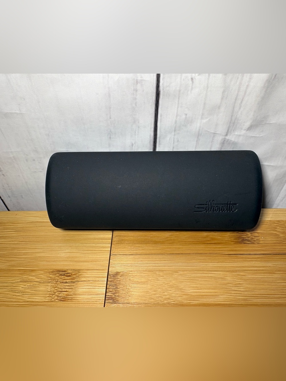 Silhouette Black Eyeglass Case